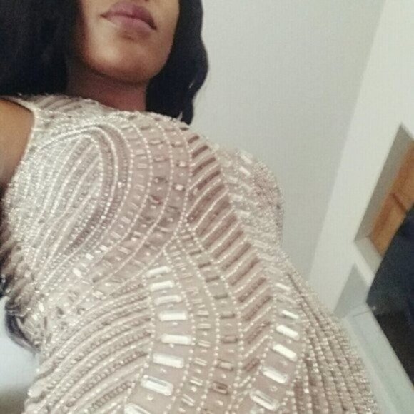 Aiden Mattox EMBELLISHED GOWN BALL PROM - Picture 1 of 6